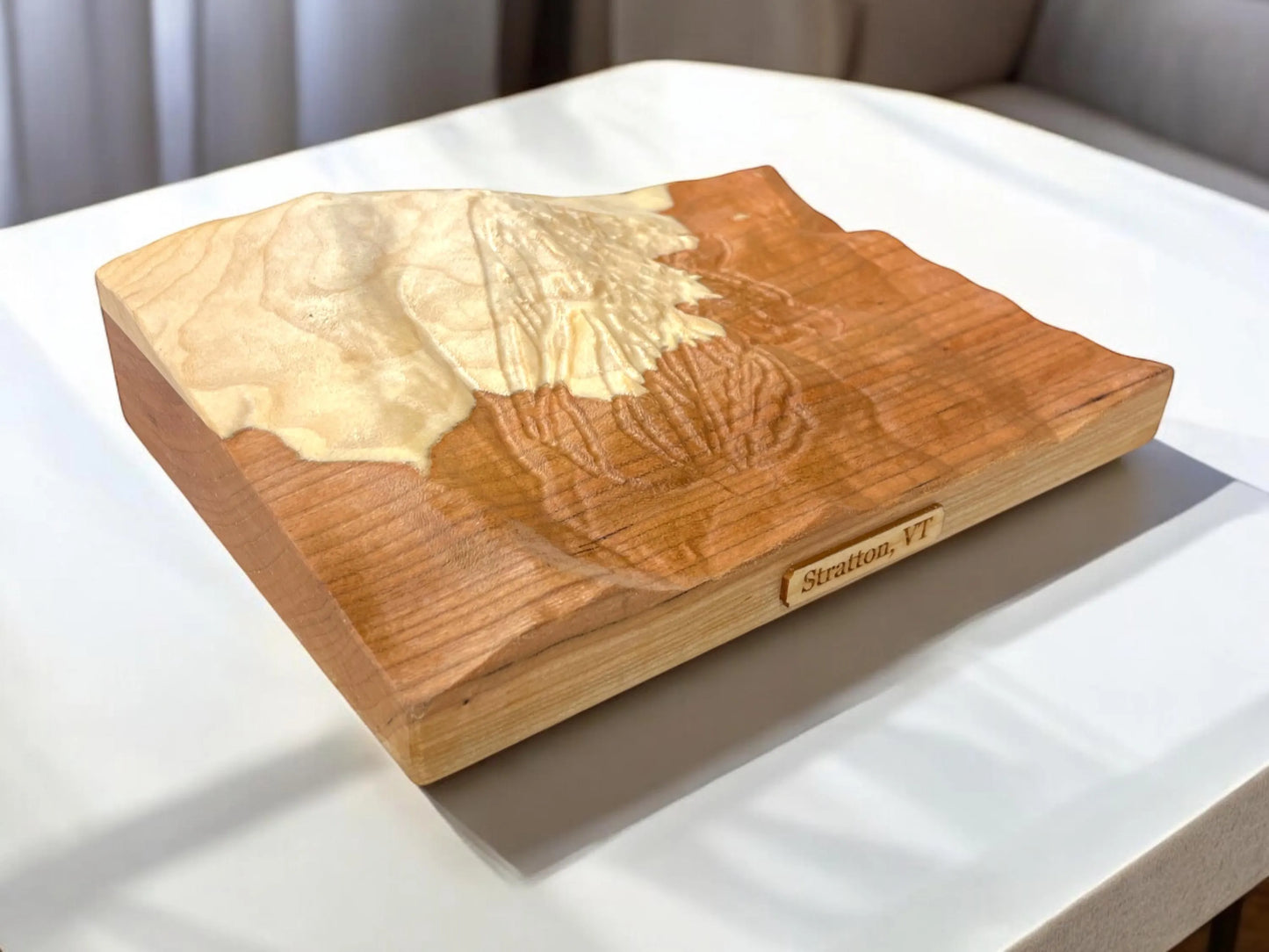 Stratton Vermont Ski Map | Treeline Terrains | Stratton Ski Gift | Stratton 3D Relief Ski Map | Stratton Unique Gift | Stratton Mountain VT