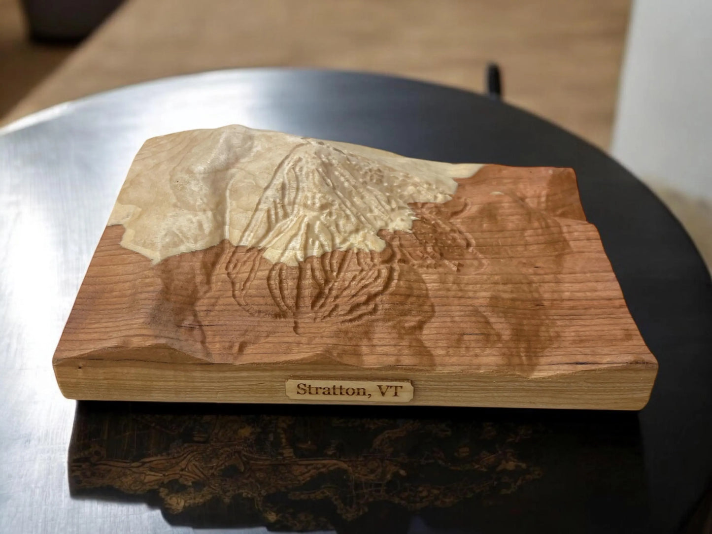 Stratton Vermont Ski Map | Treeline Terrains | Stratton Ski Gift | Stratton 3D Relief Ski Map | Stratton Unique Gift | Stratton Mountain VT