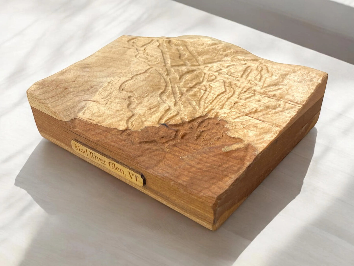 Mad River Glen Ski Map | Treeline Terrains | Mad River Glen Ski Gift | Mad River Glen 3D Relief Ski Map | Vermont Ski Gift | Mad River Glen