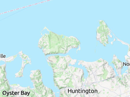 Custom 3d wooden map of Suffolk County,New York,United States
