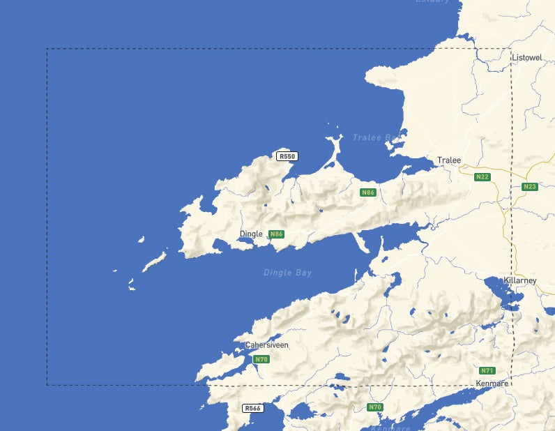 Custom Wooden Map of County Kerry, Ireland