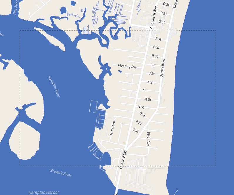 Custom Wooden Map of Rockingham County, New Hampshire, United States