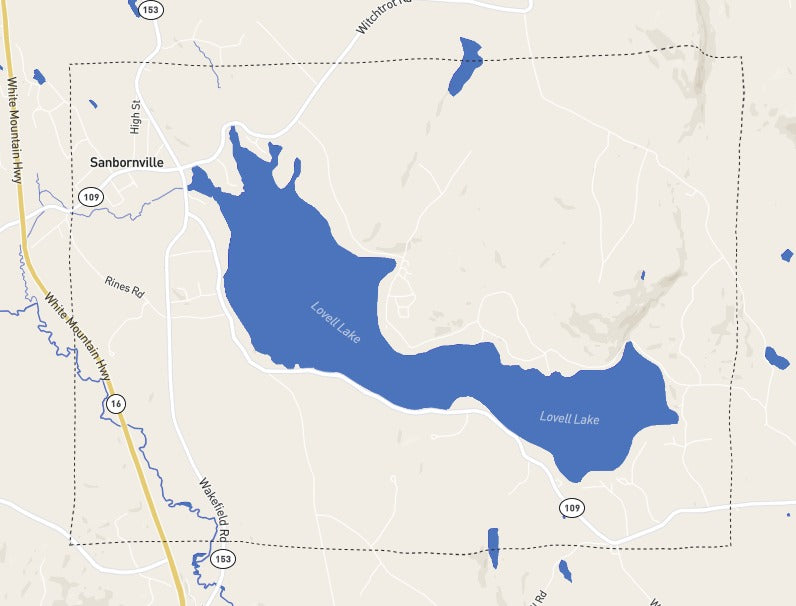 Custom Wooden Map of Carroll County, New Hampshire, United States