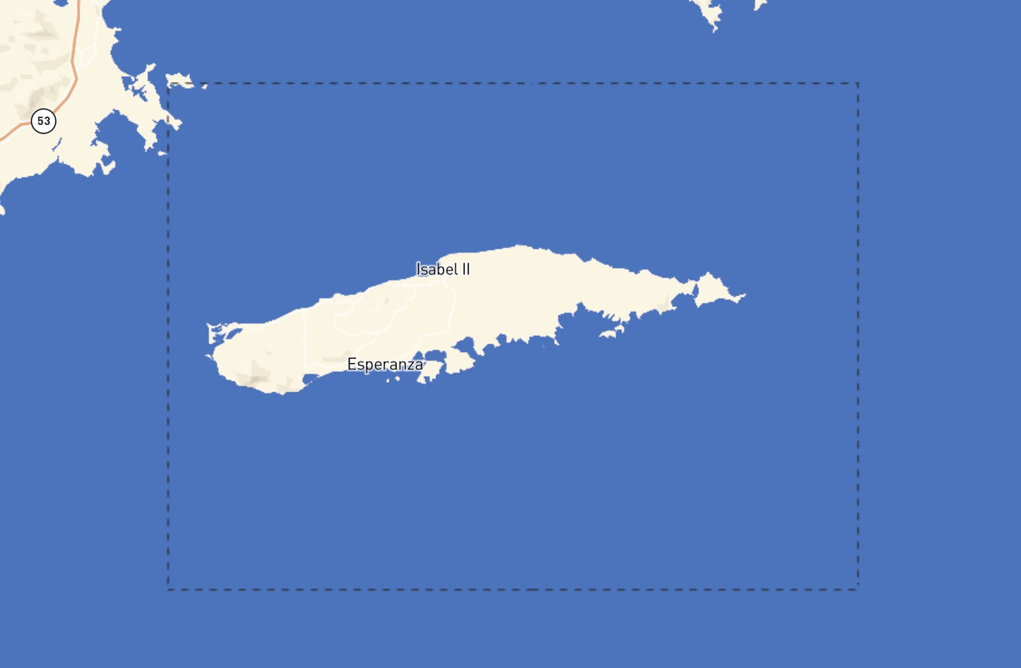 Custom Wooden Map of Vieques, Puerto Rico