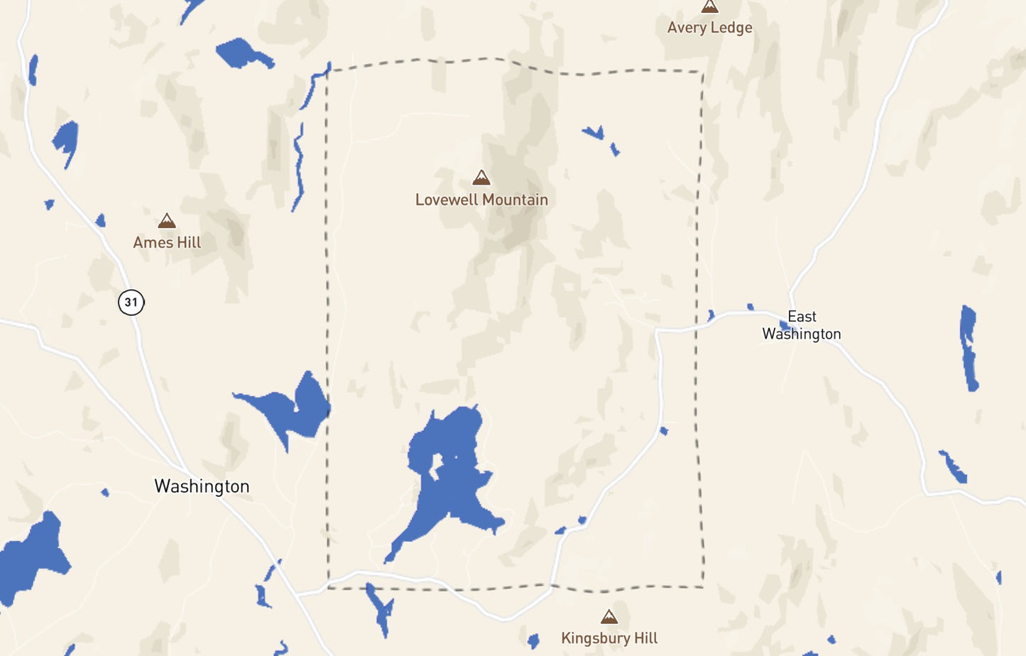 Custom Wooden Map of Sullivan County, New Hampshire, United States