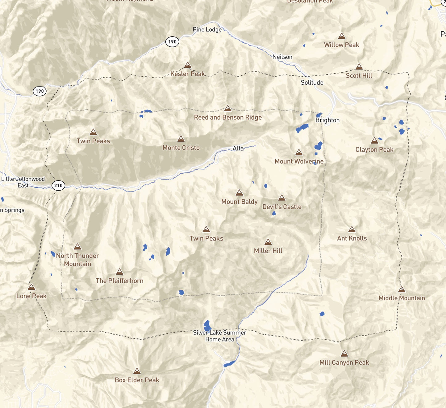 Custom Wooden Map of Salt Lake County, Utah, United States