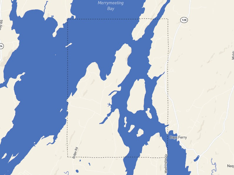 Custom Wooden Map of Sagadahoc County, Maine, United States
