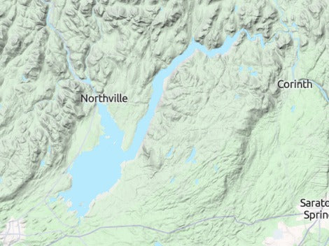 Custom 3d wooden map of Saratoga County,New York,United States