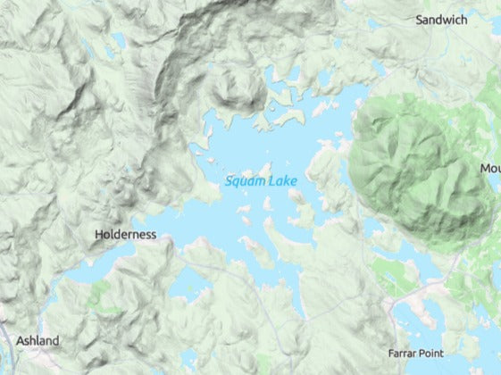 Custom 3d wooden map of Grafton County,New Hampshire,United States