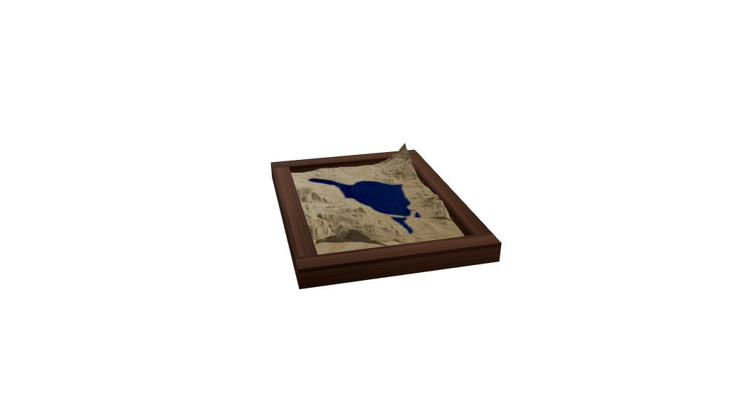 Custom Wooden Map of Merrimack County, New Hampshire, United States