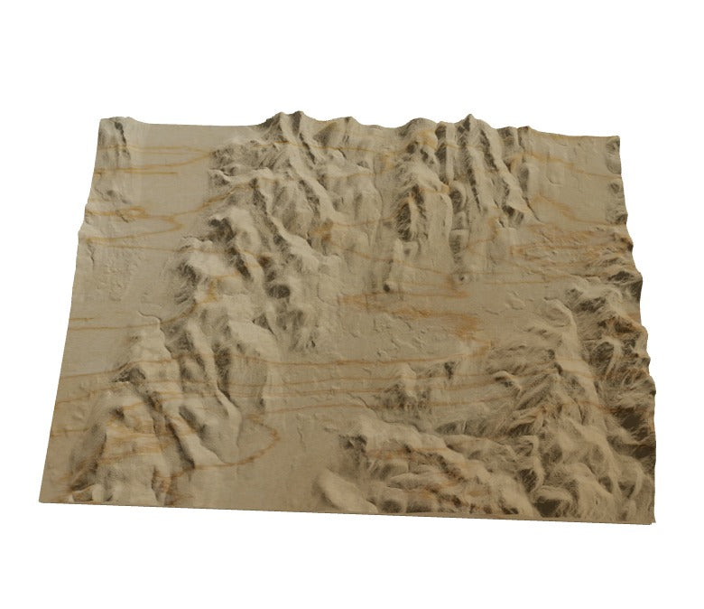 Custom Wooden Map of Otsego County, New York, United States
