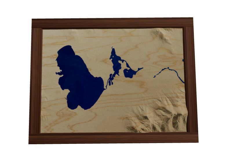 Custom Wooden Map of Carroll County, New Hampshire, United States