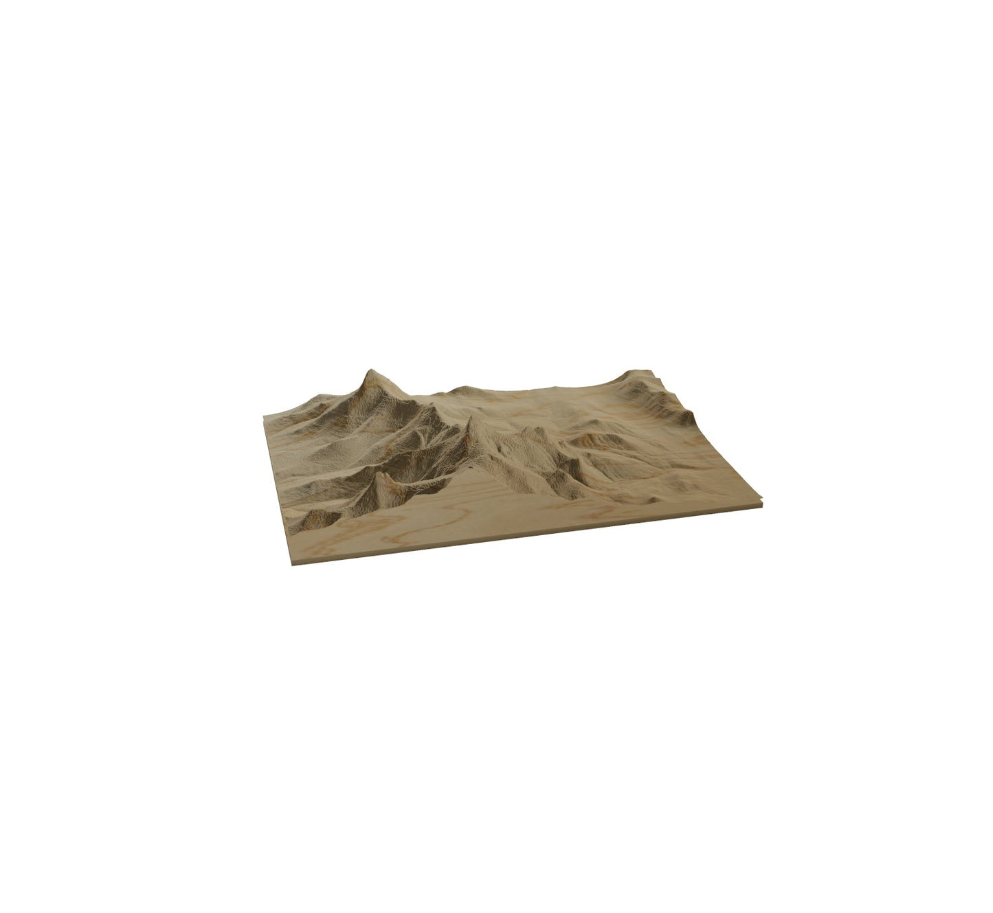 Custom Wooden Map of Rutland County, Vermont, United States