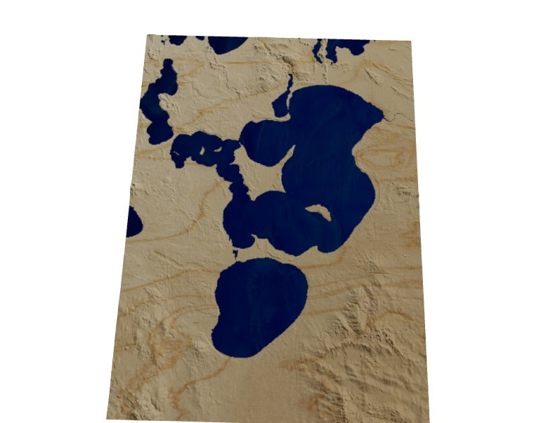 Custom Wooden Map of Cass County, Minnesota, United States