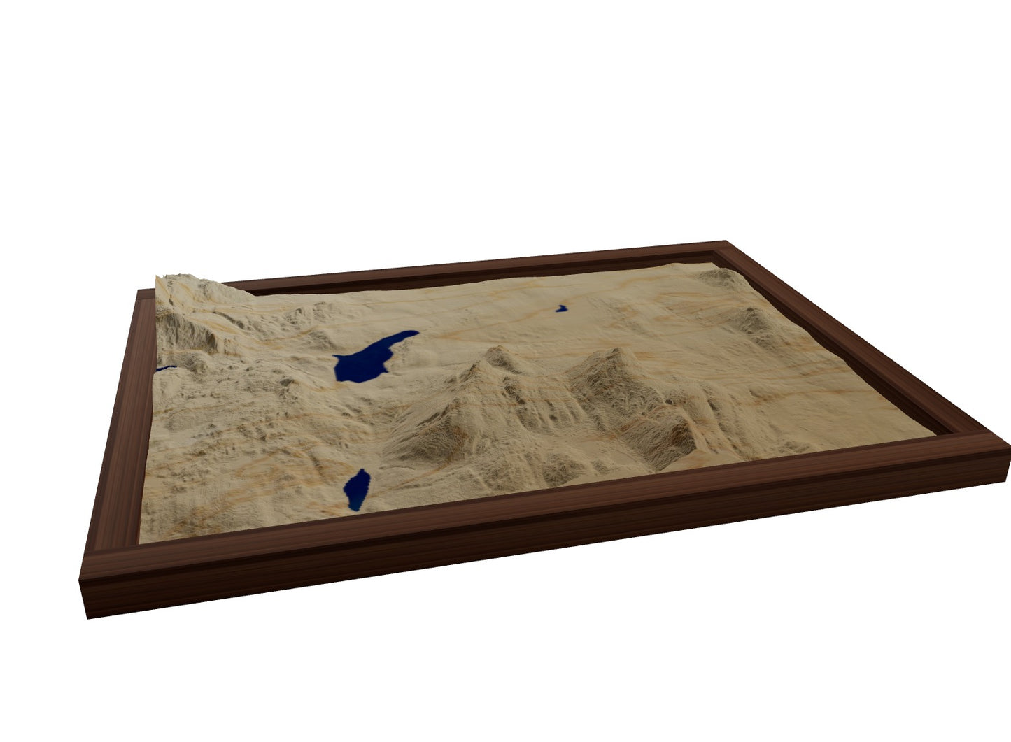 Custom Wooden Map of Sullivan County, New Hampshire, United States