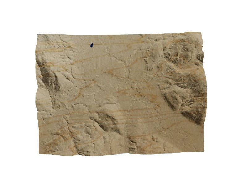 Custom Wooden Map of Cattaraugus County, New York, United States