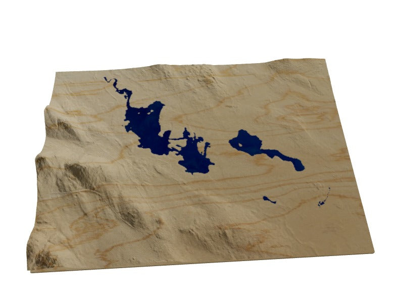 Custom Wooden Map of York County, Maine, United States