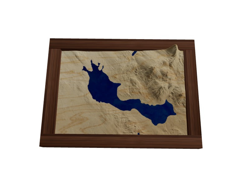 Custom Wooden Map of Carroll County, New Hampshire, United States
