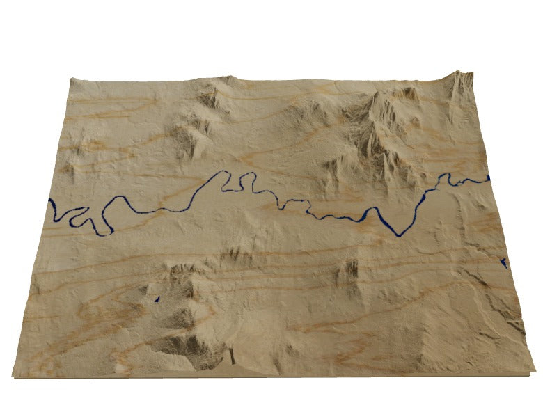Custom Wooden Map of Lamoille County, Vermont, United States