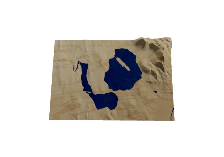 Custom Wooden Map of Litchfield County, Connecticut, United States