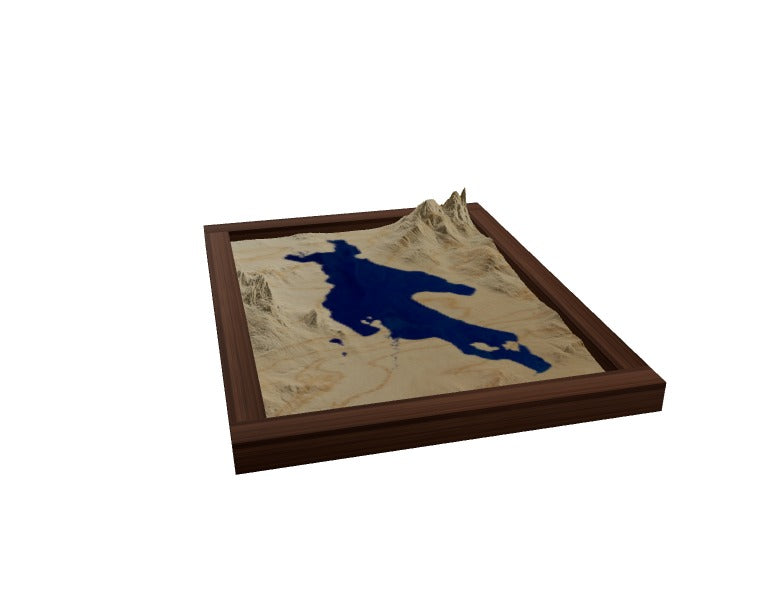 Custom Wooden Map of Grafton County, New Hampshire, United States