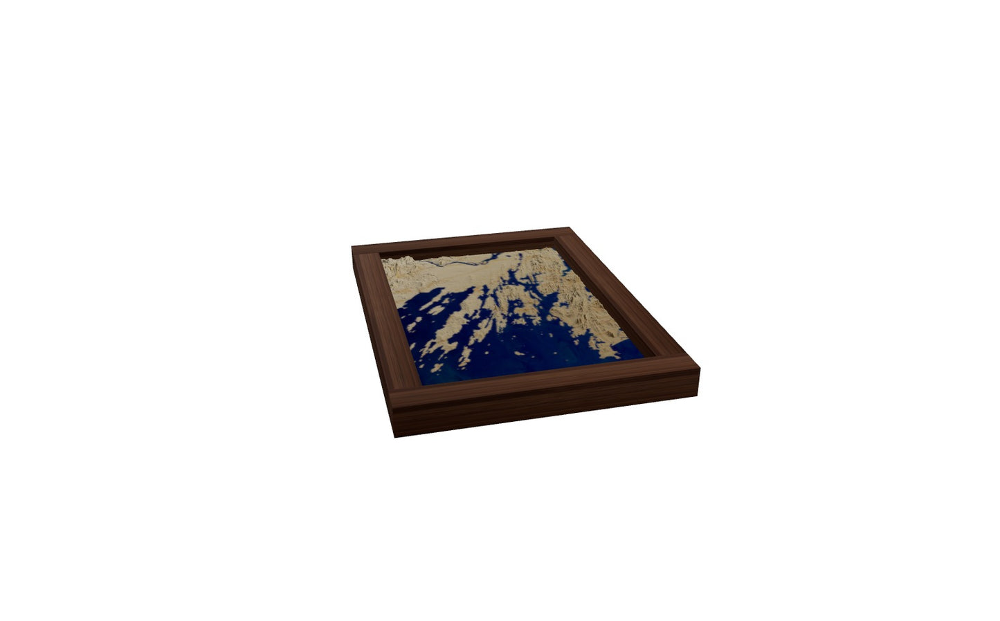 Custom Wooden Map of Cumberland County, Maine, United States