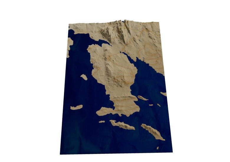 Custom Wooden Map of Hancock County, Maine, United States