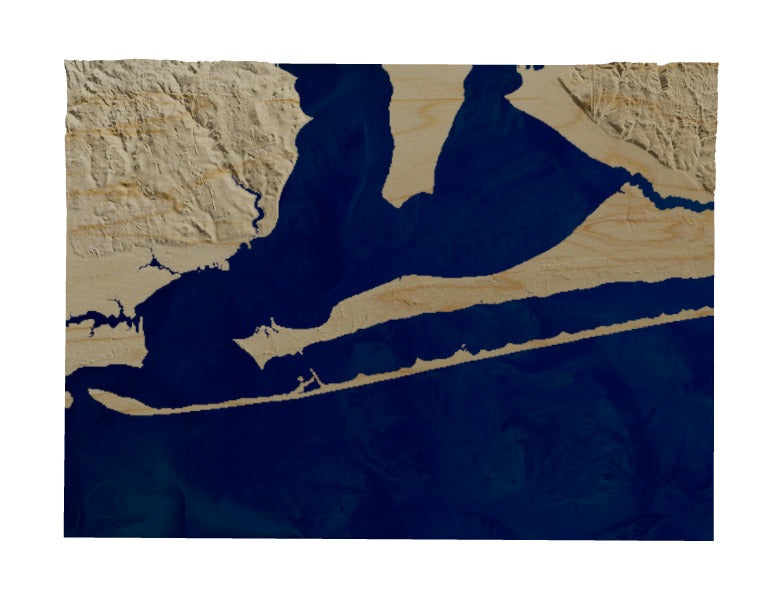 Custom Wooden Map of Santa Rosa County, Florida, United States