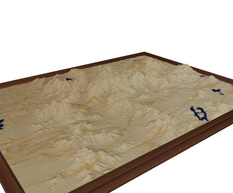 Custom Wooden Map of Essex County, New York, United States