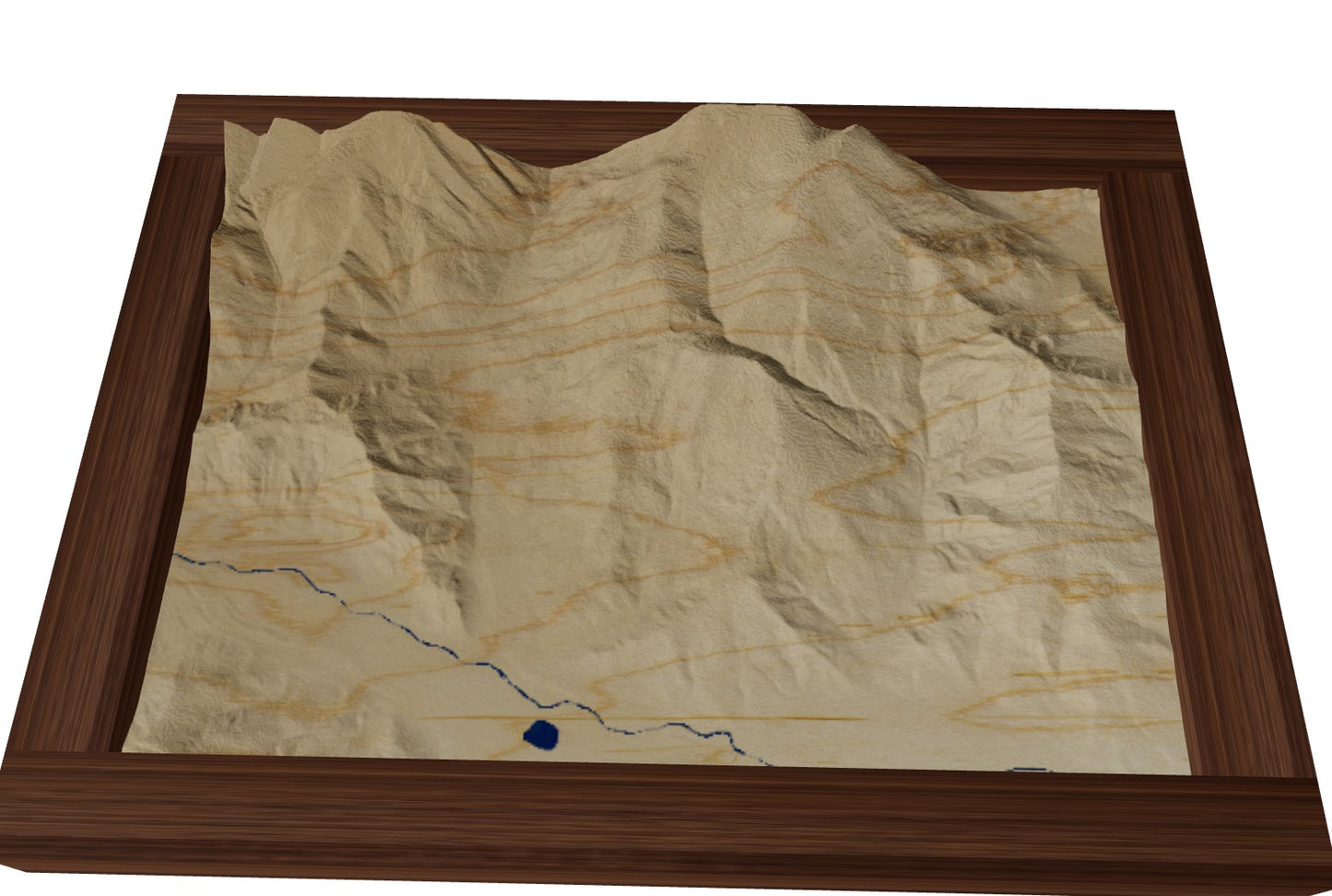 Custom Wooden Map of Eagle County, Colorado, United States