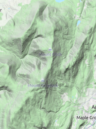 Custom 3d wooden map of Berkshire County,Massachusetts,United States