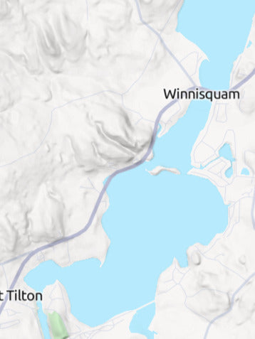 Custom 3d wooden map of Belknap County,New Hampshire,United States