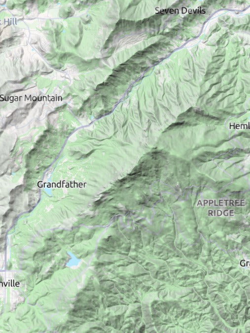 Custom 3d wooden map of Avery County,North Carolina,United States