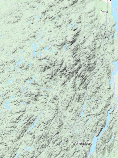 Custom 3d wooden map of Essex County,New York,United States