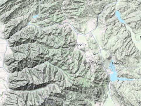 Custom 3d wooden map of Summit County,Utah,United States