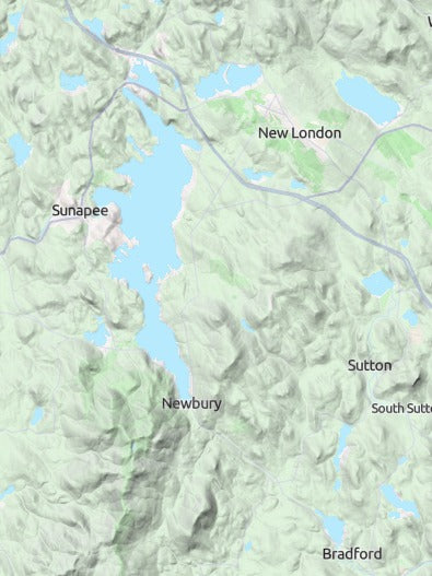 Custom 3d wooden map of Merrimack County,New Hampshire,United States