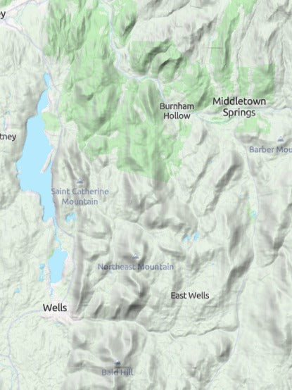 Custom 3d wooden map of Rutland County,Vermont,United States