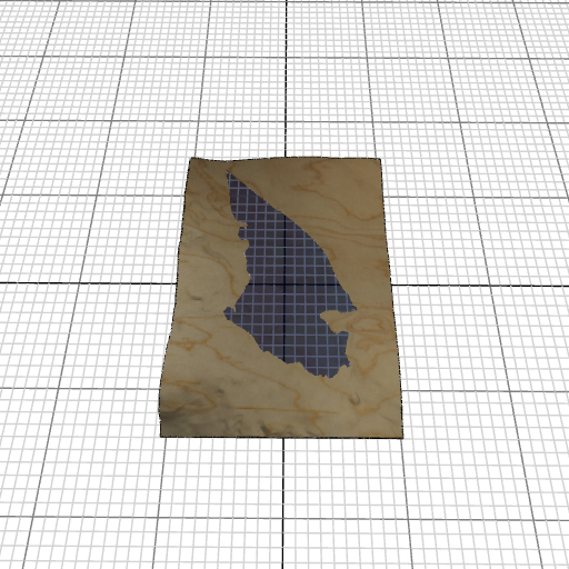 Custom 3d wooden map of Carroll County,New Hampshire,United States
