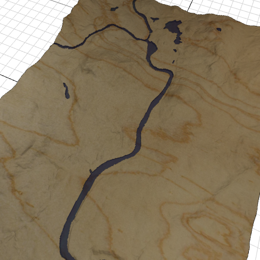 Custom 3d wooden map of Saratoga County,New York,United States