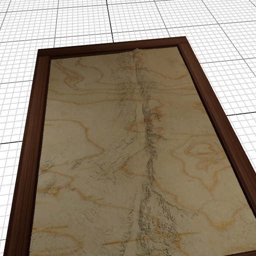 Custom 3d wooden map of Beersheba,South District,Israel