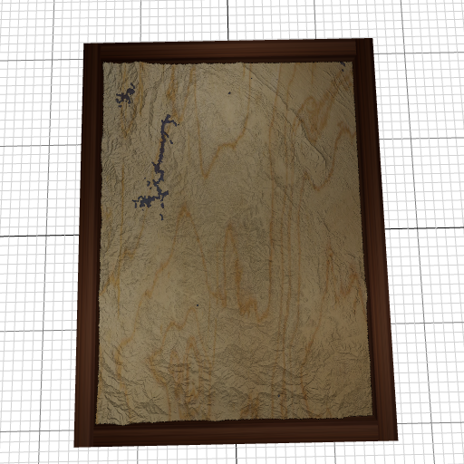 Custom 3d wooden map of Sevier County,Tennessee,United States