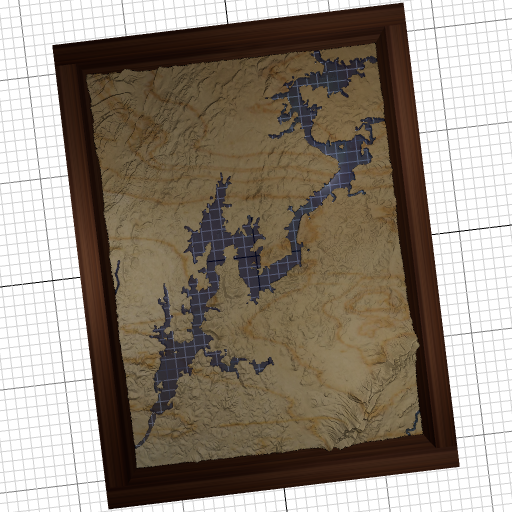 Custom 3d wooden map of St. Clair County,Alabama,United States