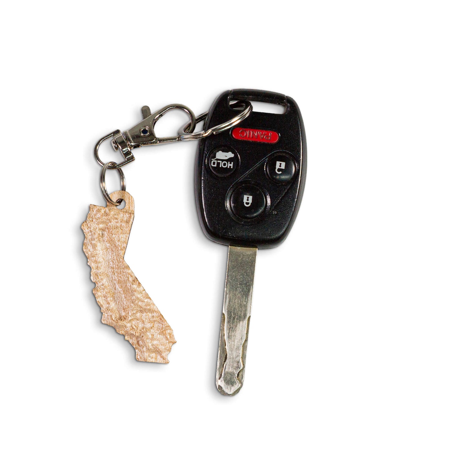 California State Keychain topographic map | California Map Gift