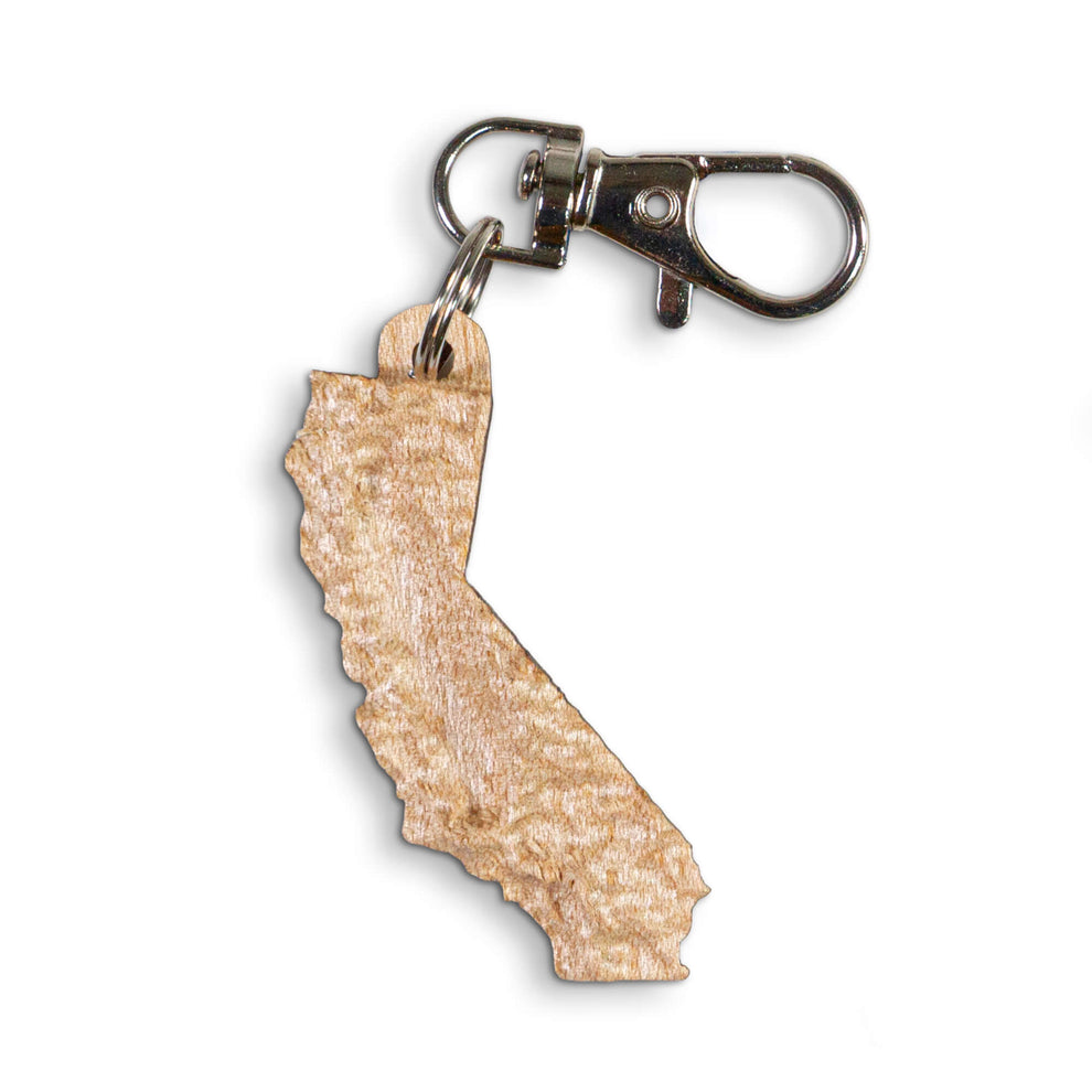 California State Keychain topographic map | California Map Gift ...