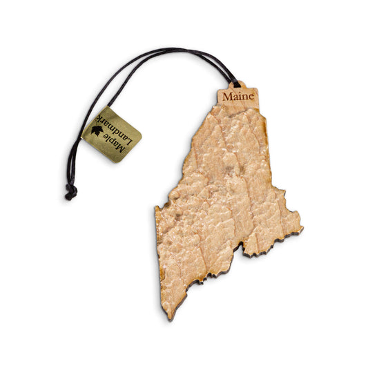 Maine Ornament State Topographic Map | Holiday Gift