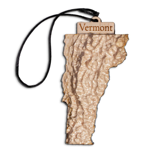 Vermont State Topographic Map Ornament | Holiday Gift