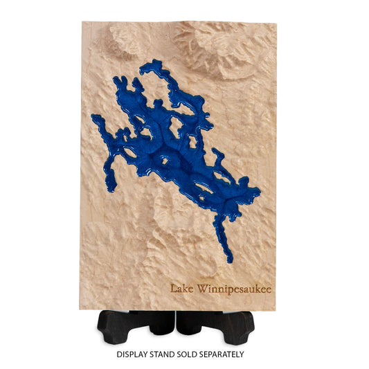 Lake Winnipesaukee 3D Relief Map | New Hampshire Gifts