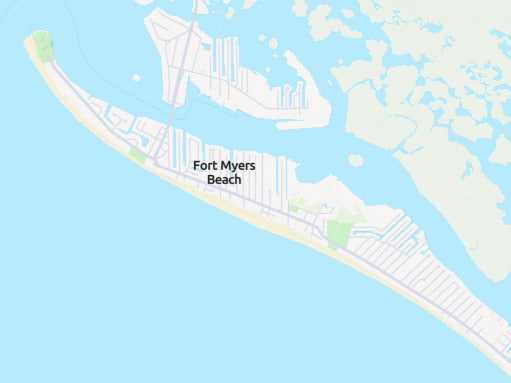 Custom 3d wooden map of Lee County,Florida,United States