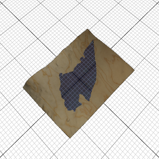 Custom 3d wooden map of Carroll County,New Hampshire,United States