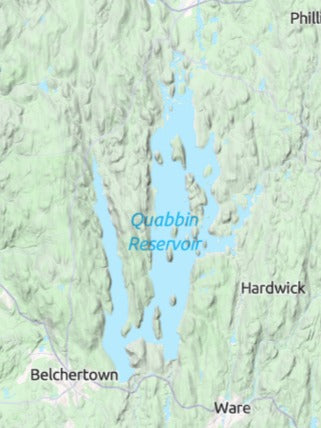 Custom 3d wooden map of Franklin County,Massachusetts,United States